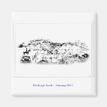 Château d'Edimbourg Magnets