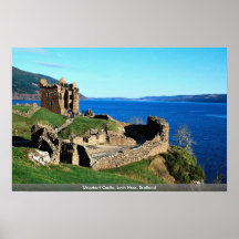 Château d'Urquhart, Loch Ness, Ecosse Posters