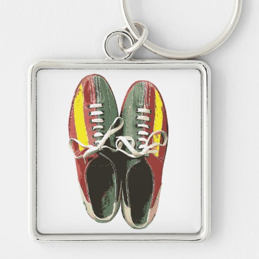 Chaussure de bowling vintage de chaussures de bowl porte-clés