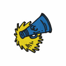 Cheerleader gesticktes Hemd