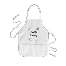 Chef dans le tablier de formation