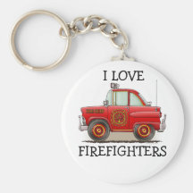 Chef des pompiers de voiture Keychain ILF Porte-clef