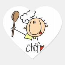 Chef masculin autocollants