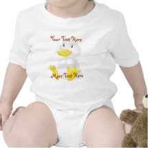 Chemise de caneton de bébé bodies pour bébé