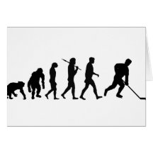 Chemises d'équipe de joueurs de hockey de glace cartes de vœux