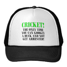 Chemises, T-shirts et cadeaux de CRICKET ! Casquette De Camionneur