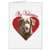 Chessie mon Valentine Cartes