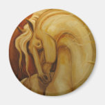 Cheval de Vieux Monde Magnets Pour Réfrigérateur