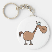 Cheval drôle porte-clés