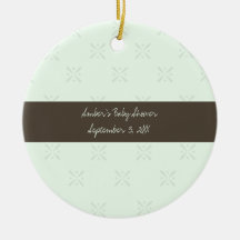 Chic Verzierung-grün Ornament