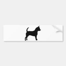 Chien de chiwawa autocollant pour voiture