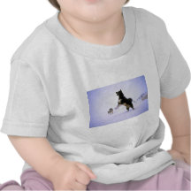 Chien de traîneau Excited T-shirt
