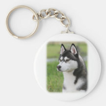 Chien de traîneau sibérien 9Y570D-006 Porte-clé