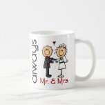 Chiffre M. et Mme Always de bâton de couples de ma Mug