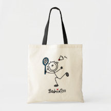 Chiffre masculin de base badminton de bâton sacs