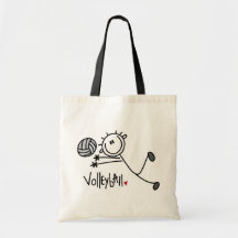 Chiffre masculin de base volleyball de bâton sacs
