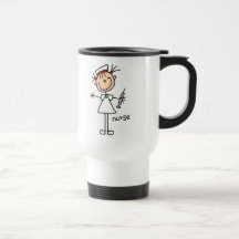 Chiffre tasse de bâton d'infirmière