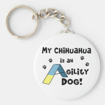 Chihuahua-Agility-Hund Schlüsselanhänger