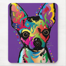 Chihuahua-Kunst Mousepads