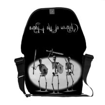 'Children of the Hydra' Skeleton Courier Bag