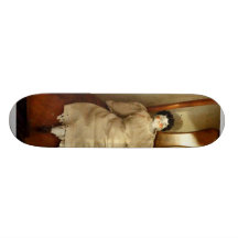 China-Puppe auf Stuhl Personalisierte Skateboards