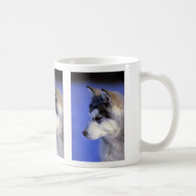 Chiot de chien de traîneau sibérien mugs