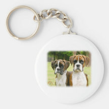 Chiots 9Y049D-064 de boxeur Porte-clés