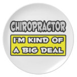 Chiropraktor. Ich bin ein bisschen eine große Sach Flacher Teller