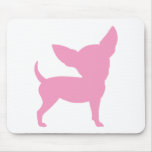 Chiwawa drôle rose tapis de souris