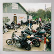 Chopper-Bar u. Grill-Plakat
