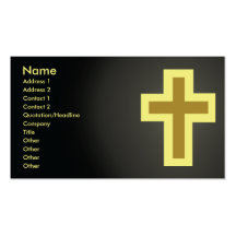 Christentum - Geschäft Visitenkarten Vorlage