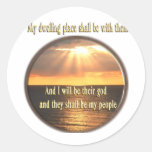 christliche Scripturegeschenke Runder Sticker