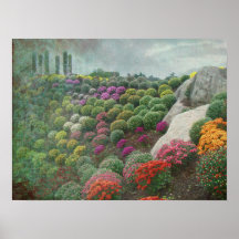 Chrysantheme-Hügel Otts Gewächshaus Pennsylvania Posterdrucke