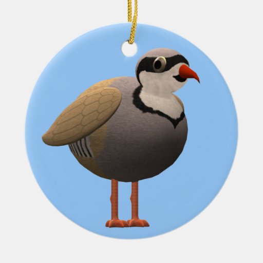 Chukar Rebhuhn Ornament