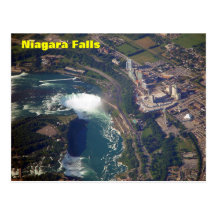 Chutes du Niagara de carte postale ci-dessus