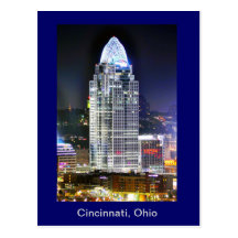 Cincinnati, Ohio, USA Postkarte