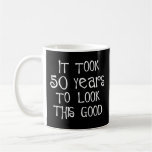 cinquantième anniversaire, 50 ans pour regarder ce tasse à café