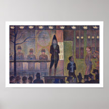 Circus Sideshow by Georges Seurat Print