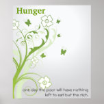 Citation de faim poster