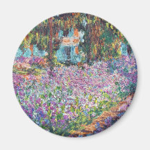 Claude Monet - der Garten des Künstlers bei Givern Magnete