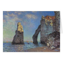 Claude Monet - Klippen bei Etretat Karten