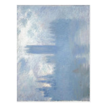 Claude Monet unberechtigt, betitelte Häuser des Pa Postkarten