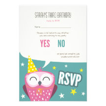 Claudette la partie RSVP d'anniversaire de enfant  Invitations Personnalisables