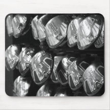 Clubs de golf tapis de souris
