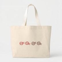 coccinelles sac en toile
