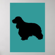 Cocker spaniel posterdrucke