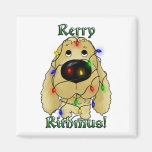 Cocker spaniel - Weihnachtslichter Magnete