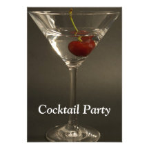 Cocktail-Party Personalisierte Ankündigungskarte