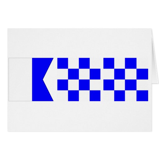Code-Flagge Ann Karte