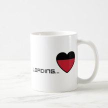 Coeur de chargement tasse